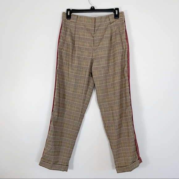 Zara Pants - Zara | Plaid Ankle Dress Pants | Size M